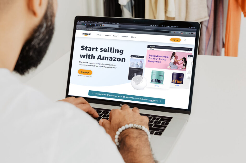 Create an amazon seller account